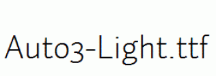 Auto3-Light.ttf