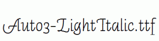 Auto3-LightItalic.ttf