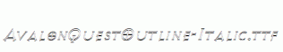AvalonQuestOutline-Italic.ttf