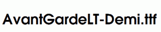 AvantGardeLT-Demi.ttf
