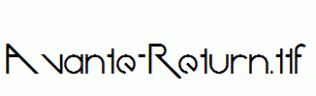 Avante-Return.ttf