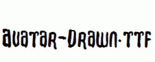 Avatar-Drawn.ttf
