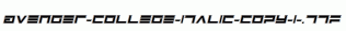Avenger-College-Italic-copy-1-.ttf