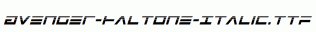 Avenger-Haltone-Italic.ttf