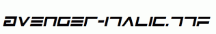 Avenger-Italic.ttf