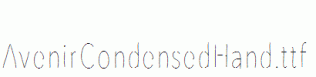 AvenirCondensedHand.ttf