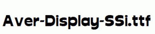 Aver-Display-SSi.ttf