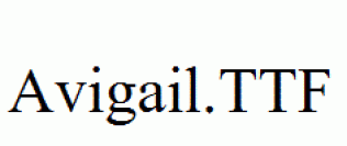 Avigail.ttf
