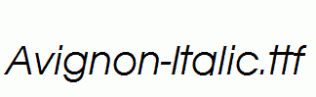 Avignon-Italic.ttf
