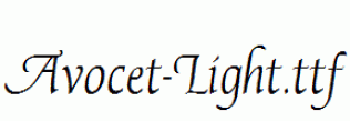Avocet-Light.ttf