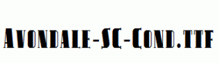 Avondale-SC-Cond.ttf