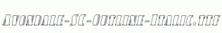Avondale-SC-Outline-Italic.ttf