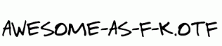 Awesome-as-f-k.otf