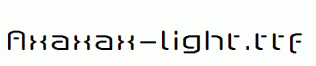 Axaxax-light.ttf
