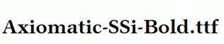Axiomatic-SSi-Bold.ttf
