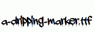 a-dripping-marker.ttf