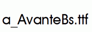 a_AvanteBs.ttf