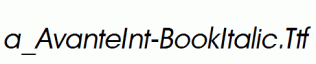a_AvanteInt-BookItalic.ttf
