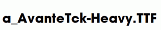 a_AvanteTck-Heavy.ttf