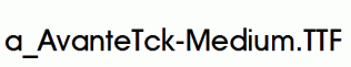 a_AvanteTck-Medium.ttf