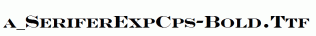 a_SeriferExpCps-Bold.ttf