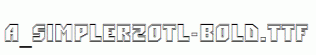 a_Simpler2Otl-Bold.ttf