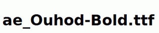 ae_Ouhod-Bold.ttf