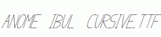anome-ibul-cursive.ttf