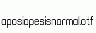 aposiopesisnormal.otf