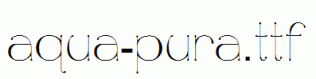 aqua-pura.ttf
