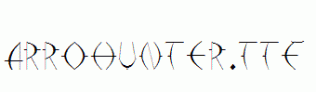 arrohunter.ttf