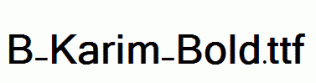 B-Karim-Bold.ttf