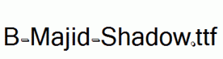 B-Majid-Shadow.ttf