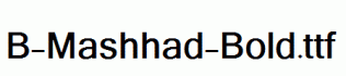 B-Mashhad-Bold.ttf