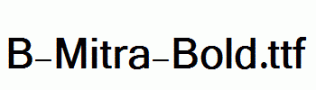 B-Mitra-Bold.ttf