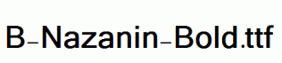 B-Nazanin-Bold.ttf