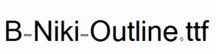 B-Niki-Outline.ttf