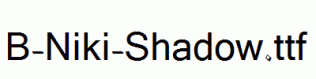 B-Niki-Shadow.ttf