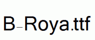 B-Roya.ttf