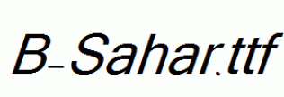 B-Sahar.ttf
