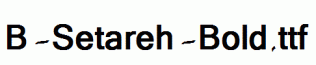 B-Setareh-Bold.ttf