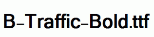 B-Traffic-Bold.ttf