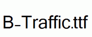 B-Traffic.ttf