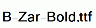 B-Zar-Bold.ttf