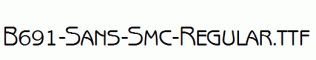 B691-Sans-Smc-Regular.ttf