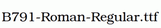 B791-Roman-Regular.ttf