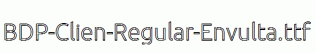 BDP-Clien-Regular-Envulta.ttf