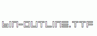 BIN-Outline.ttf