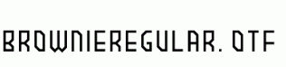 BROWNIEregular.otf