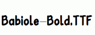 Babiole-Bold.ttf